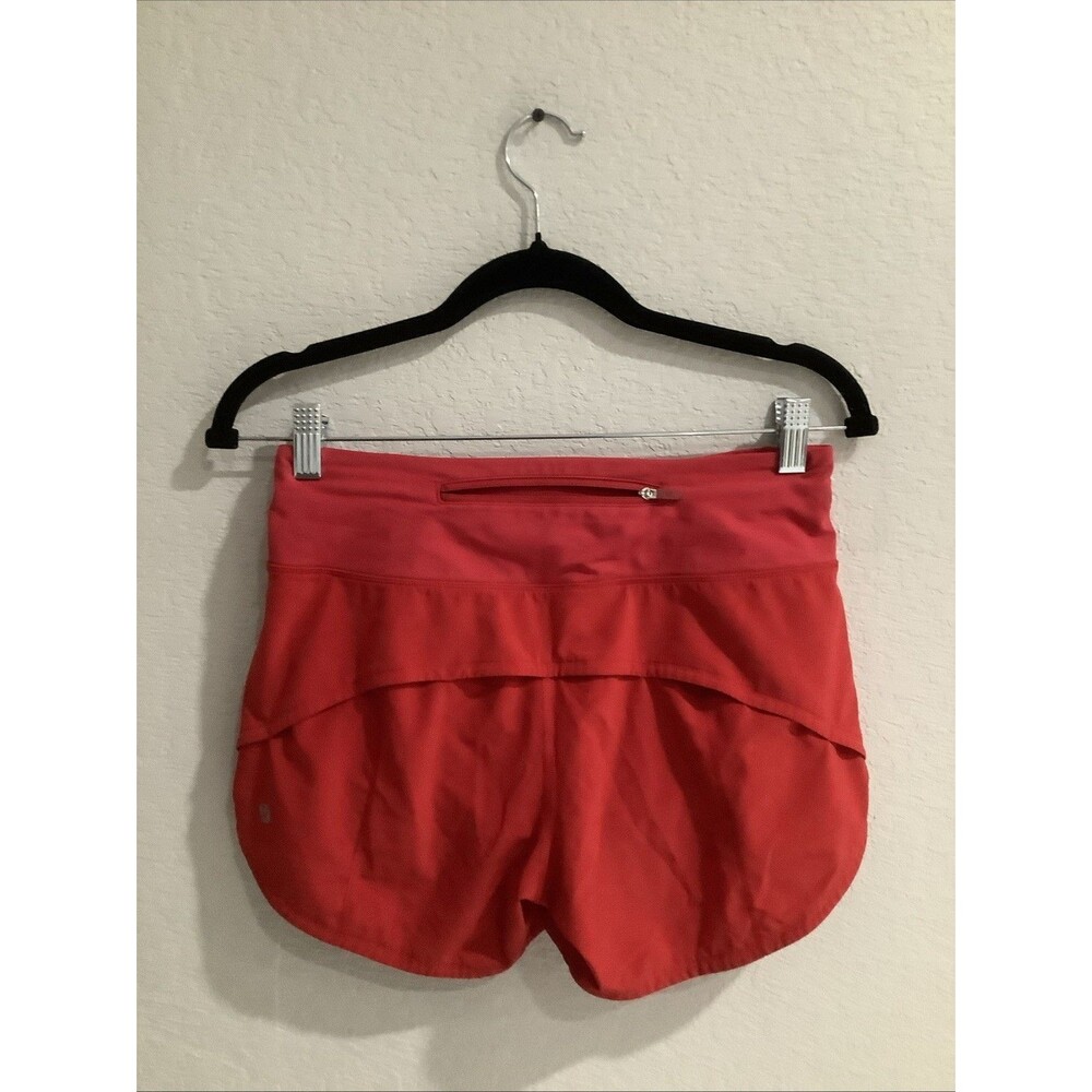 Lululemon Speed Up Short Red SIZE: 4 - Picture 7 of 7